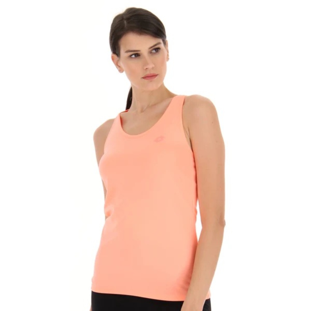 Women's Pink Neon Rose MSP Tank Top by Lotto